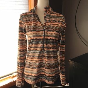 Nike pro dri fit long sleep zip up